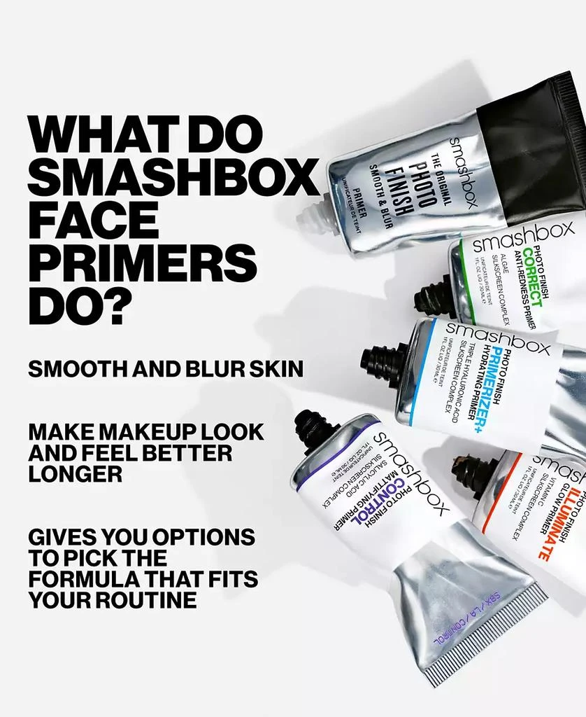 商品Smashbox Cosmetics|5-Pc. On-Set Essentials Mini Photo Finish Primer Set,价格¥184,第3张图片详细描述