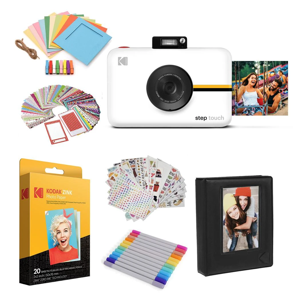 商品Kodak|Step Touch 13MP Instant Camera with 3.5” LCD Touchscreen Display Starter Bundle,价格¥1333,第1张图片