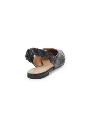 商品Sam Edelman|Omina Crocodile-Embossed Slingback Flats,价格¥158,第3张图片详细描述
