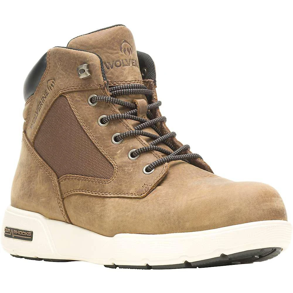 商品Wolverine|Men's Kickstart Durashocks 6 Inch Waterproof Boot - Soft Toe,价格¥628,第4张图片详细描述