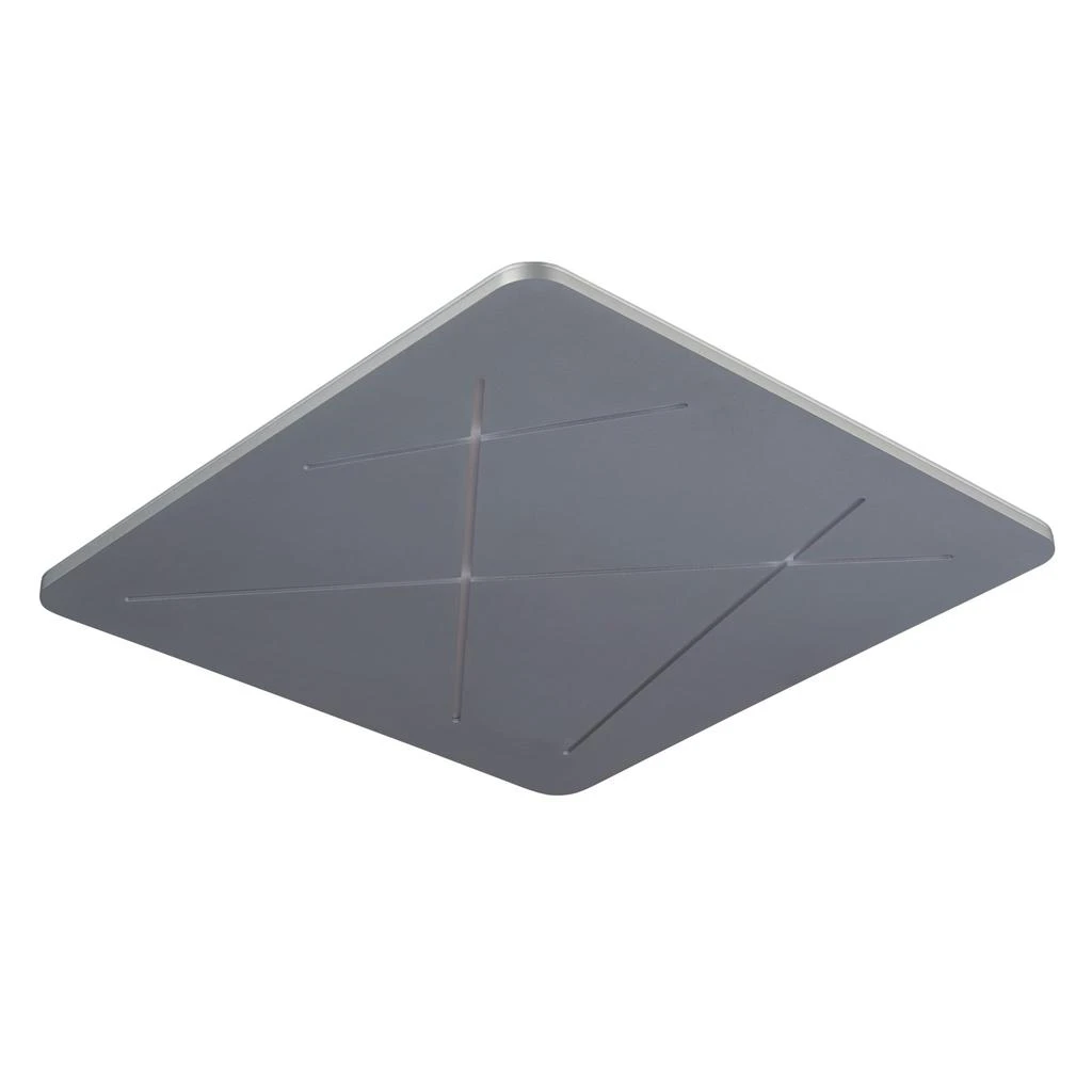 商品VONN Lighting|Tureis VMCF41200AL 18" Integrated LED Ceiling Light Square Flush Mount in Silver,价格¥2699,第2张图片详细描述
