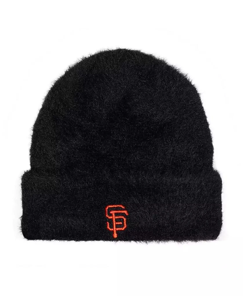 商品New Era|Women's Black San Francisco Giants Fuzzy Cuffed Knit Hat,价格¥240,第1张图片