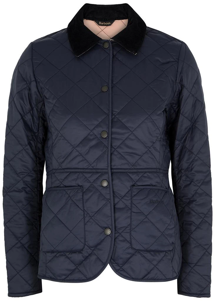 商品Barbour|Deveron navy quilted shell jacket,价格¥943,第1张图片