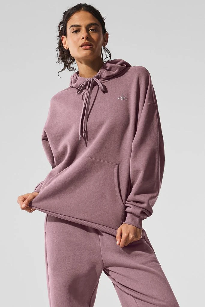 商品Alo|Accolade Hoodie - Smoky Quartz,价格¥1057,第4张图片详细描述