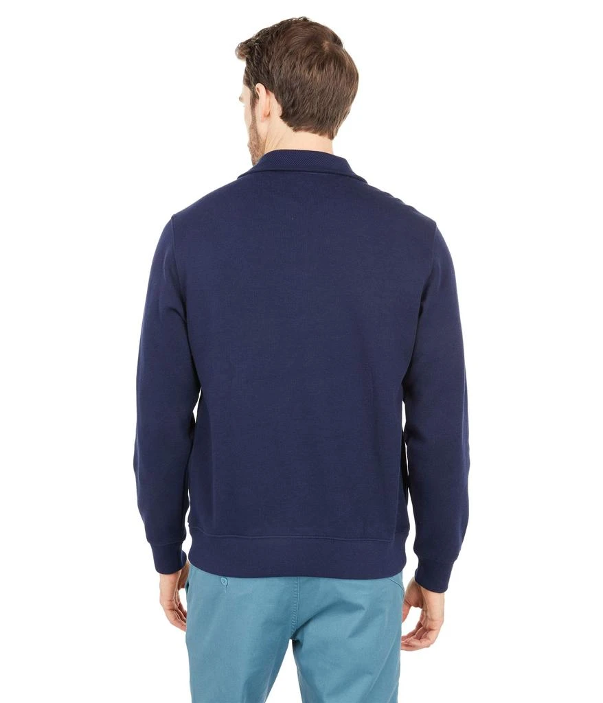 商品Lacoste|Long Sleeve Solid 1/4 Zip Interlock Ribbed Sweatshirt,价格¥970,第3张图片详细描述
