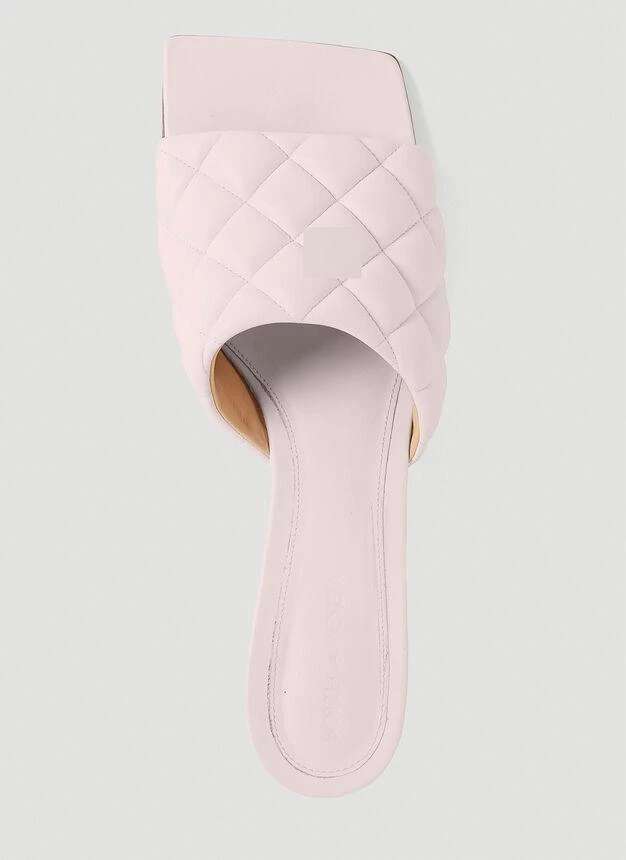 Padded Kitten Heel Mules in Pink 商品