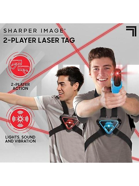 商品Sharper Image|Sharper Image Two-Player Laser Tag Gun Blaster & Vest Armor Set,价格¥522,第3张图片详细描述
