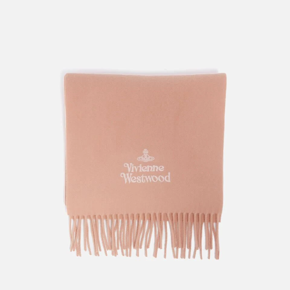 商品Vivienne Westwood|Vivienne Westwood Logo-Embroidered Wool Scarf,价格¥927,第2张图片详细描述