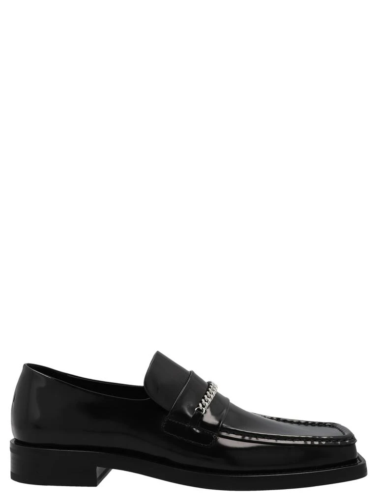 商品Martine Rose|Martine Rose Chain Leather Loafers,价格¥4083,第1张图片