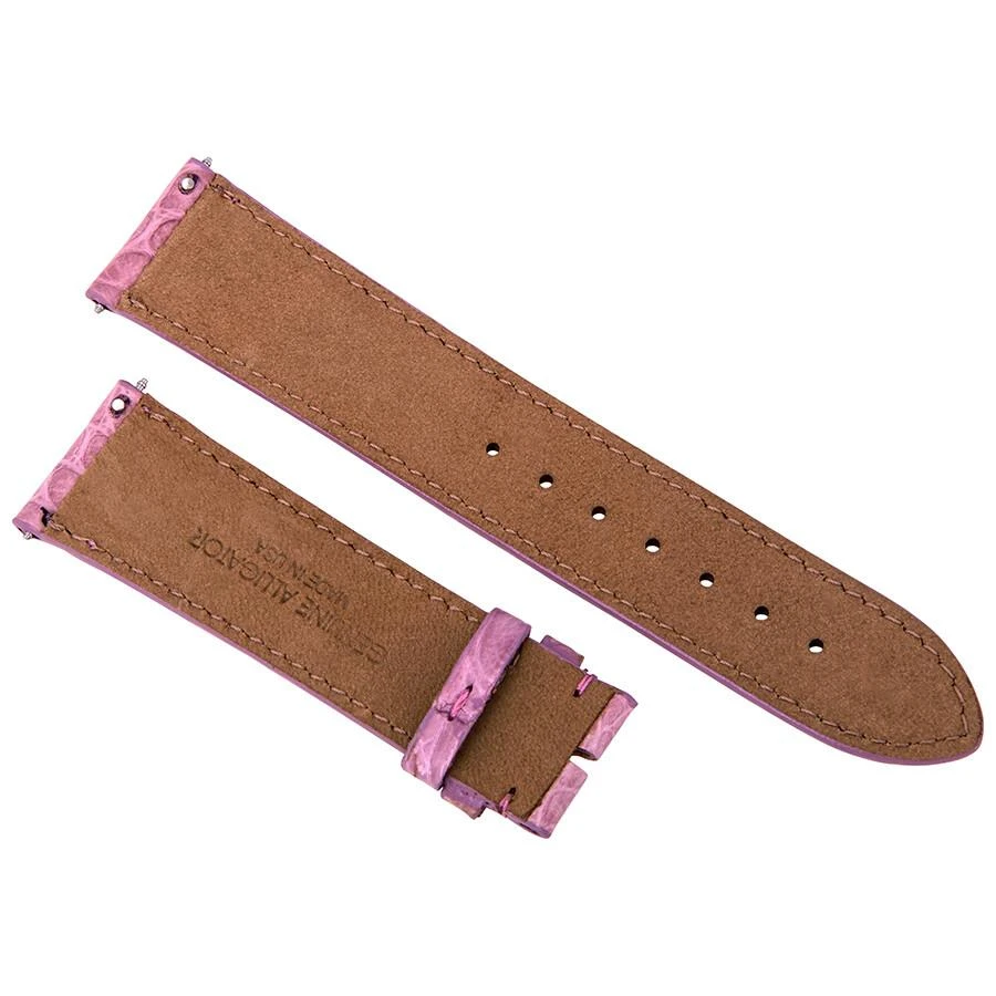 商品Hadley Roma|20 MM Matte Mauve Alligator Leather Strap,价格¥222,第2张图片详细描述