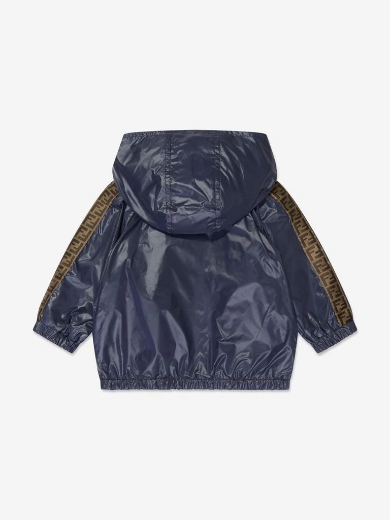 商品Fendi|Fendi Baby Boys Reversible FF K-Way Jacket in Blue,价格¥3391,第5张图片详细描述