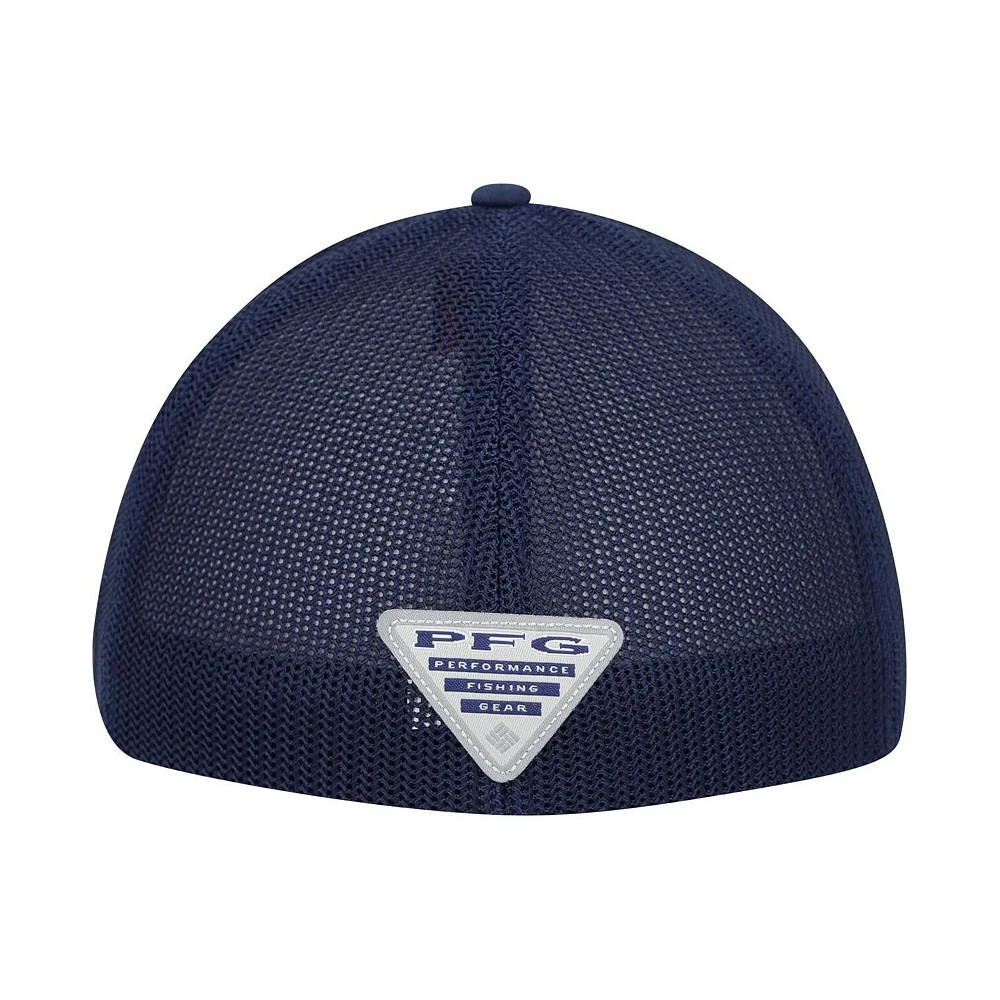 商品Columbia|Men's Navy Auburn Tigers PFG Hooks Flex Hat,价格¥184,第4张图片详细描述