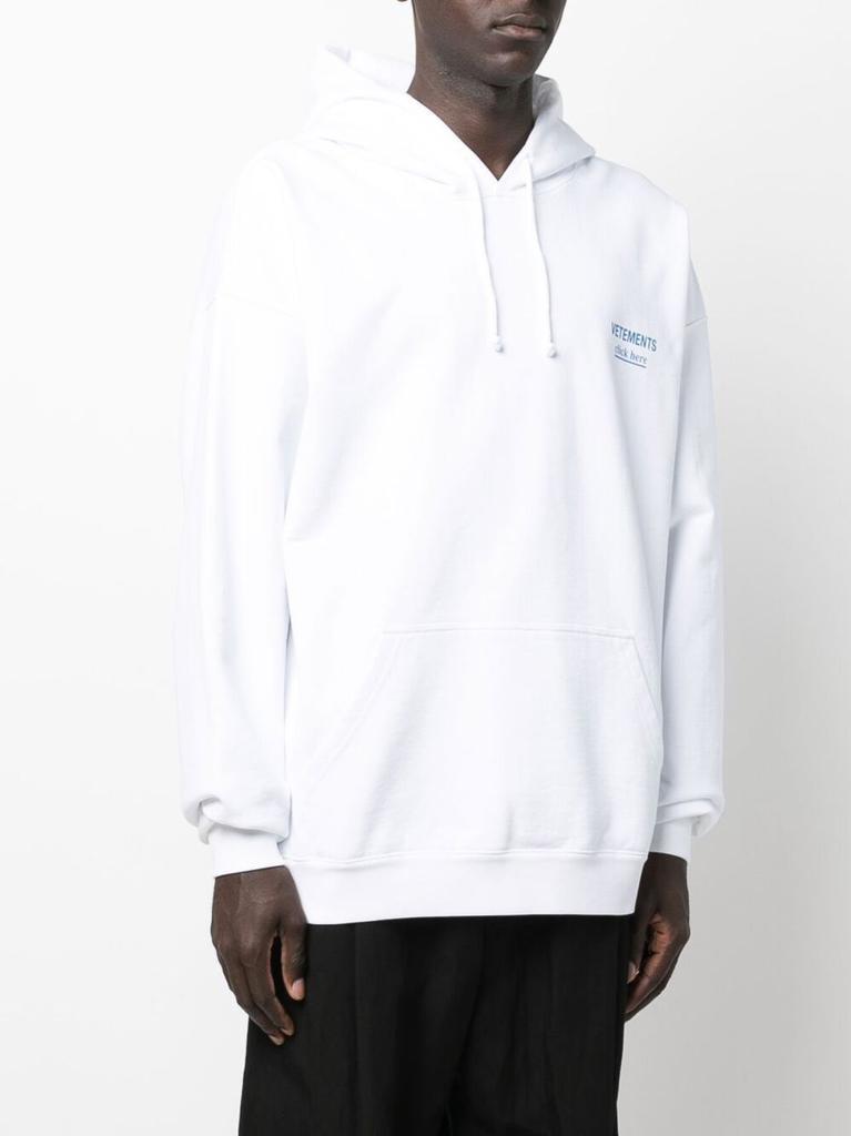 商品Vetements|Vetements click here hoodie,价格¥2554,第6张图片详细描述