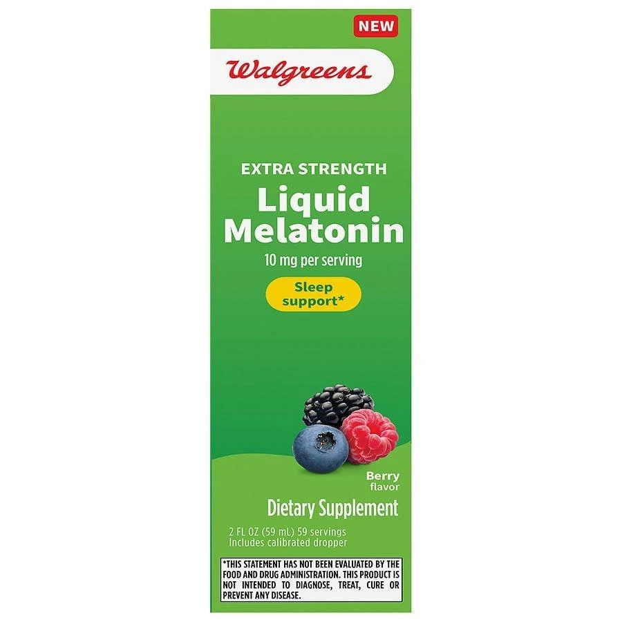 商品Walgreens|Liquid Melatonin Berry,价格¥96,第1张图片