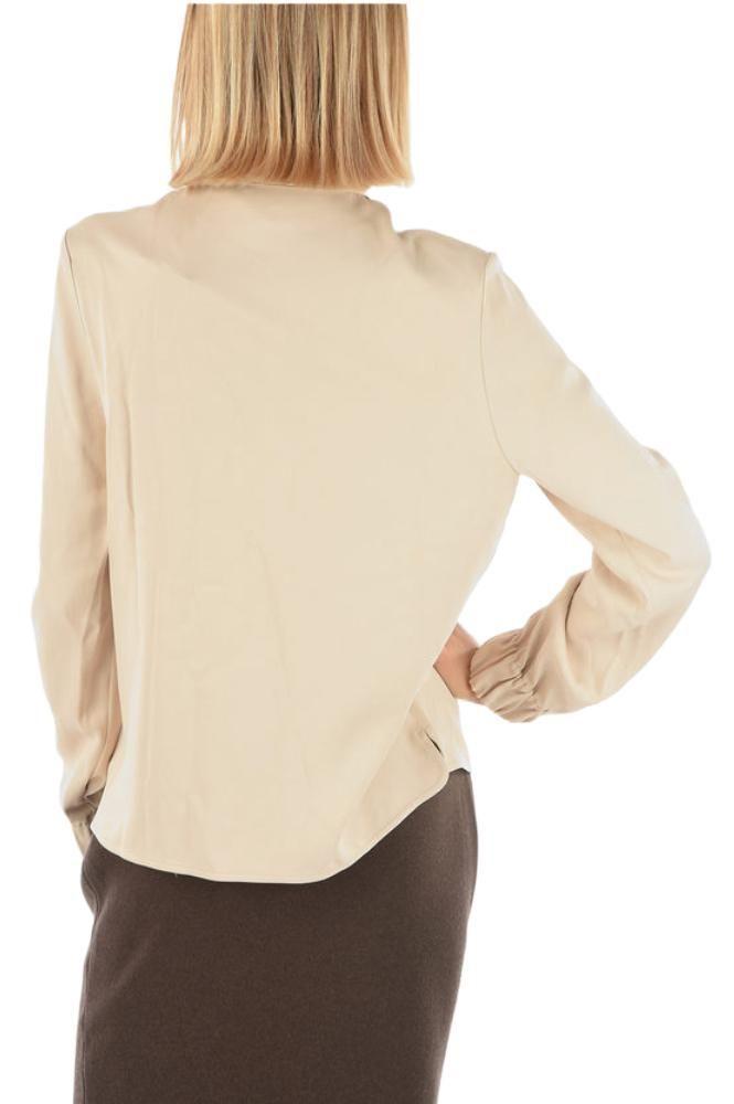 商品AGNONA|Agnona Women's  Beige Other Materials Shirt,价格¥5319,第4张图片详细描述