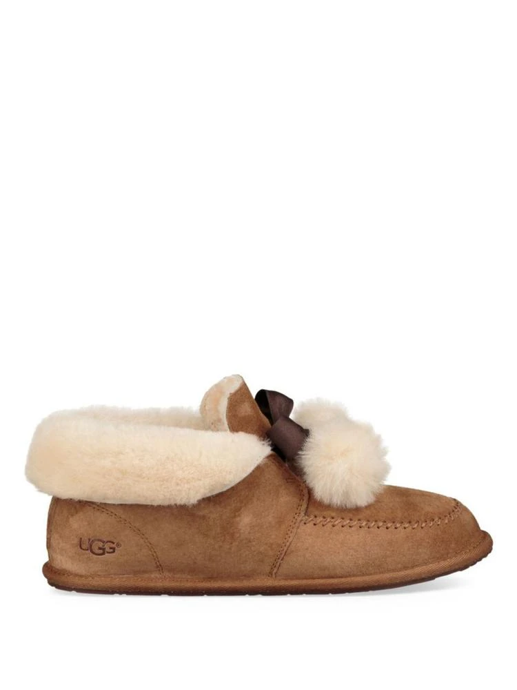 商品UGG|Kallen Sheepskin Pom-Pom & Suede Mocassins,价格¥360,第5张图片详细描述