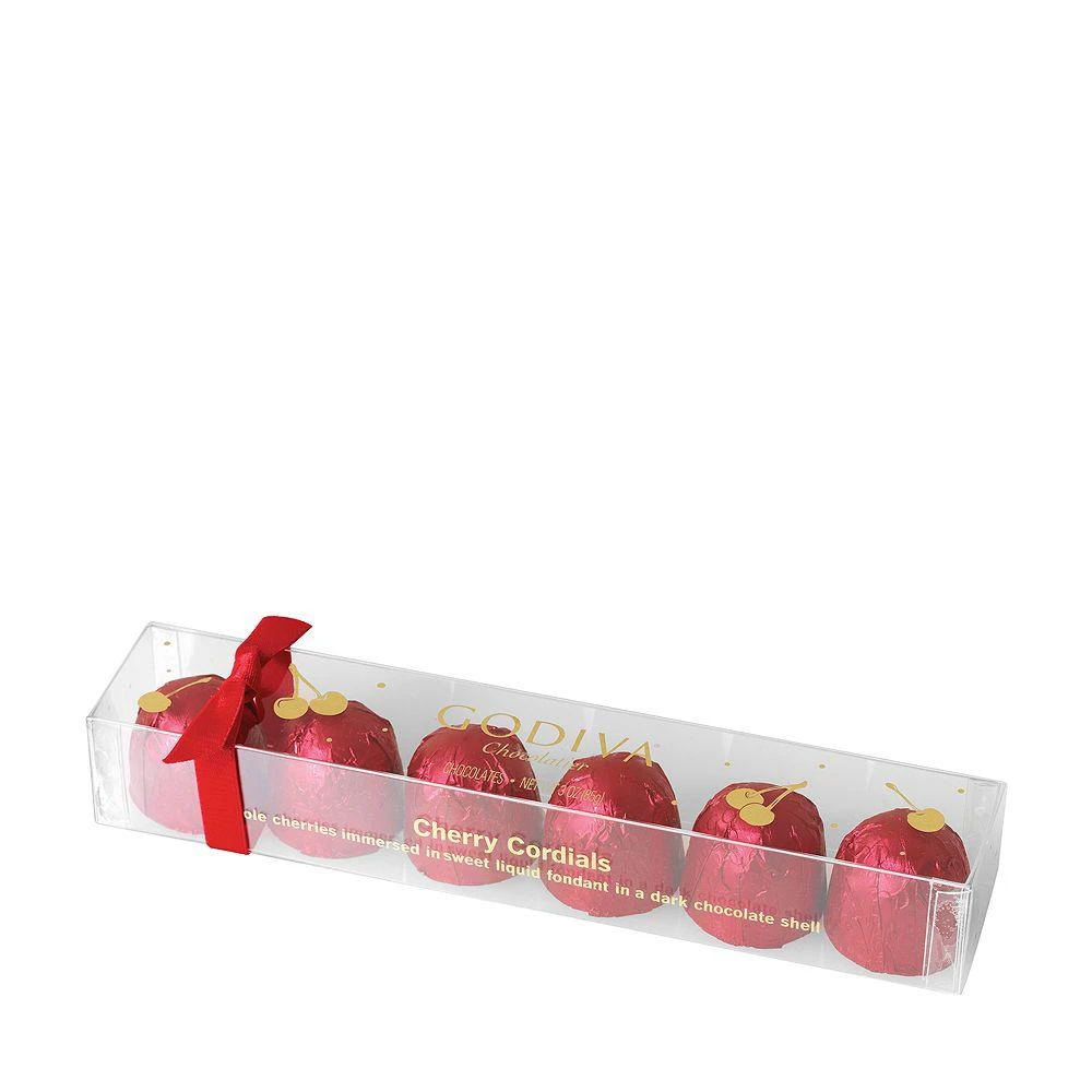 商品Godiva|Godiva 6 Piece Cherry Cordial Flight,价格¥89,第1张图片详细描述