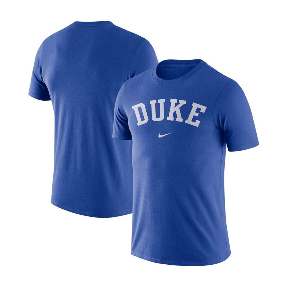 Men's Royal Duke Blue Devils Essential Wordmark T-shirt商品第1张图片规格展示