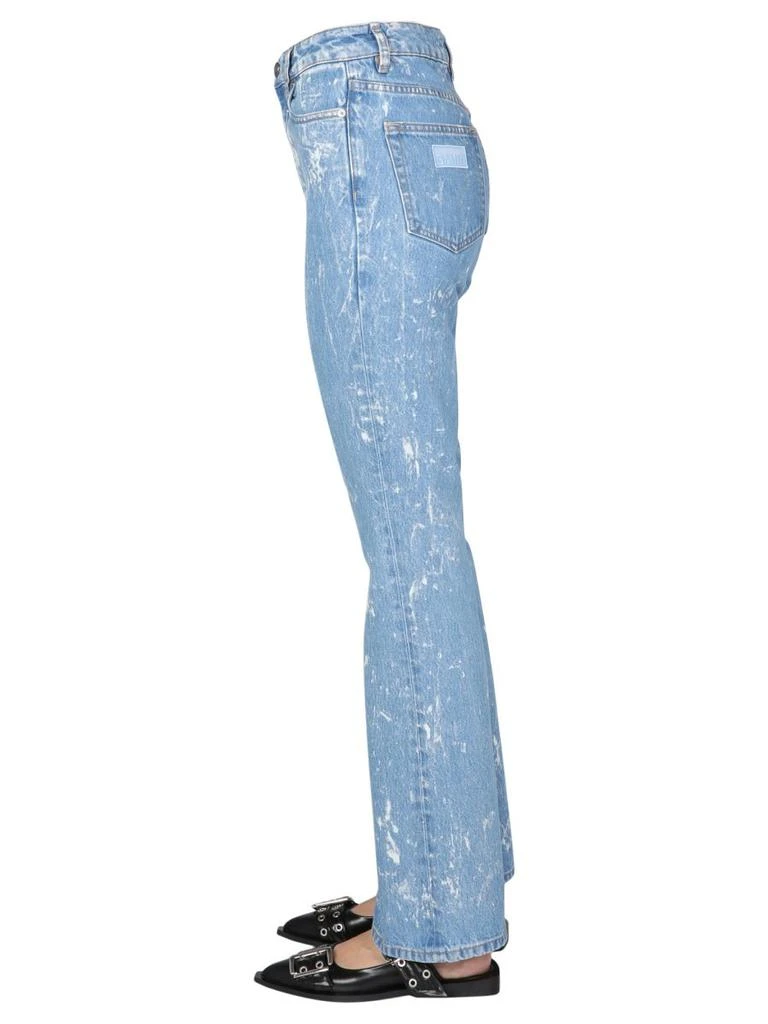 商品Ganni|Ganni Acid Wash Effect Bootcut Jeans,价格¥981,第3张图片详细描述