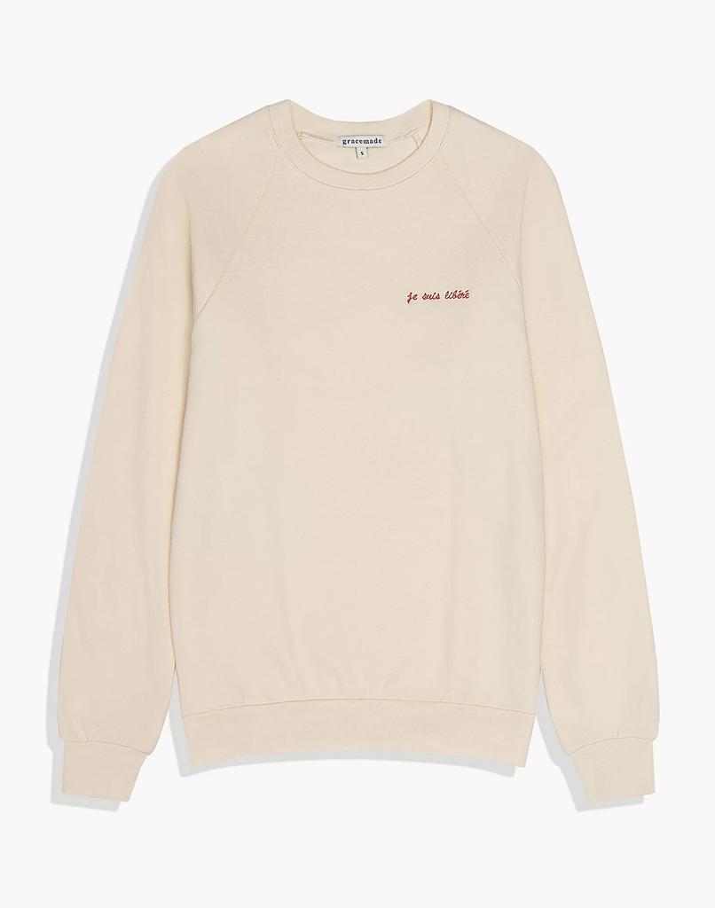 商品Madewell|Gracemade I Am Free Organic Cotton Sweatshirt,价格¥466,第5张图片详细描述