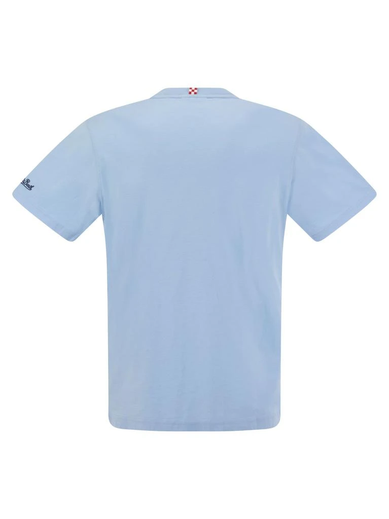 商品Mc2 Saint Barth|Cotton T-shirt With Gin O Clock Print,价格¥688,第2张图片详细描述