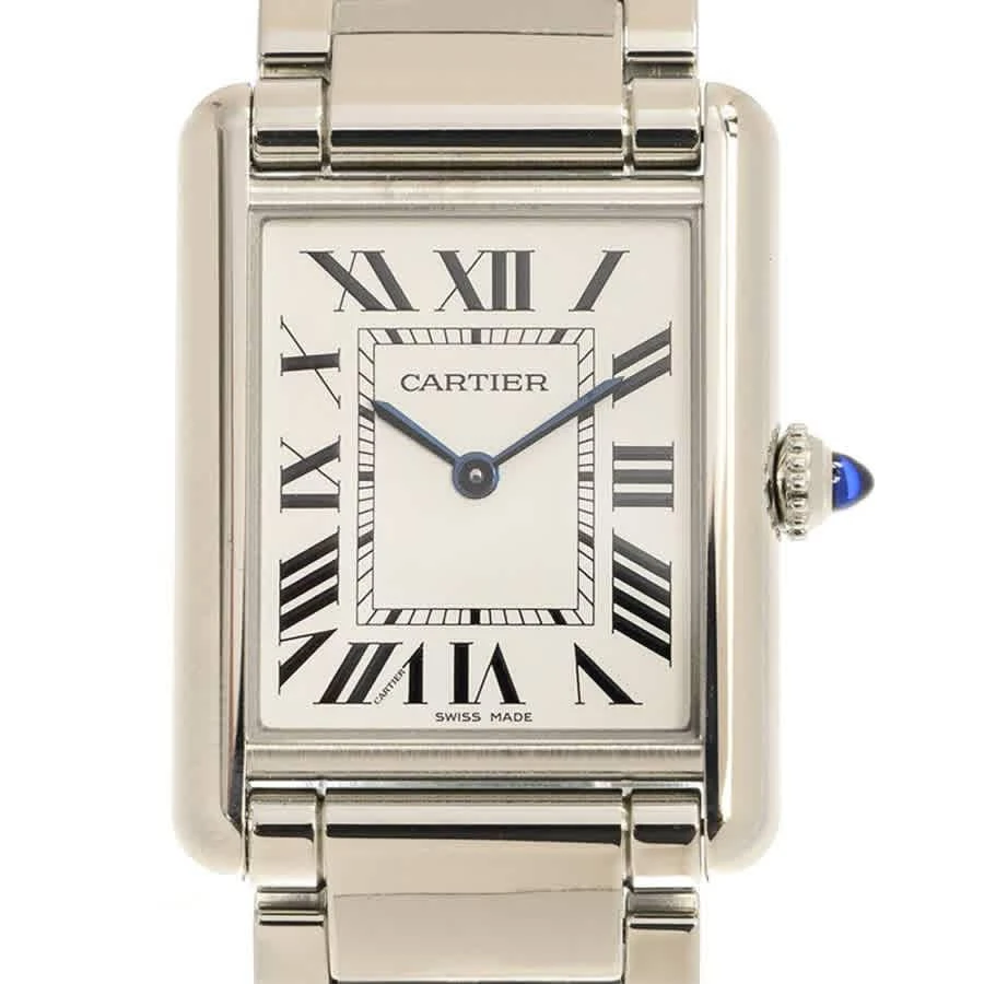 商品Cartier|Tank Must Quartz Silver Dial Men's Watch WSTA0052,价格¥26062,第2张图片详细描述