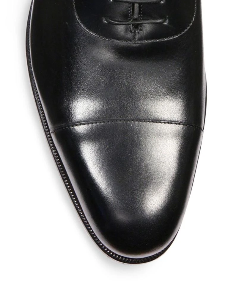 商品A. Testoni|Cap Toe   Leather Oxfords,价格¥1687,第3张图片详细描述