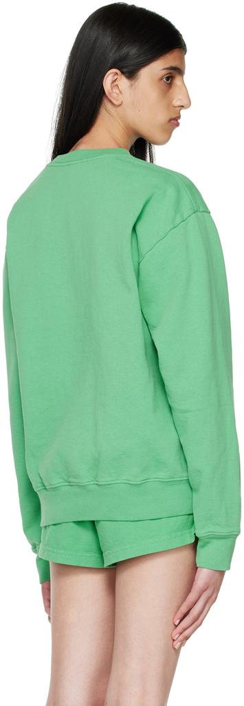 Green Cotton Sweatshirt商品第3张图片规格展示