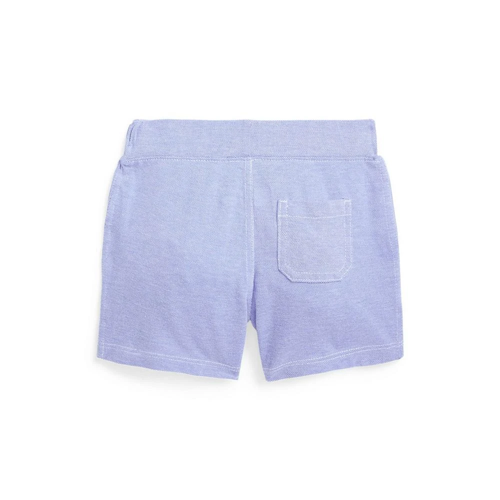 商品Ralph Lauren|Baby Boys Knit Oxford Drawstring Shorts With Pockets,价格¥158,第2张图片详细描述