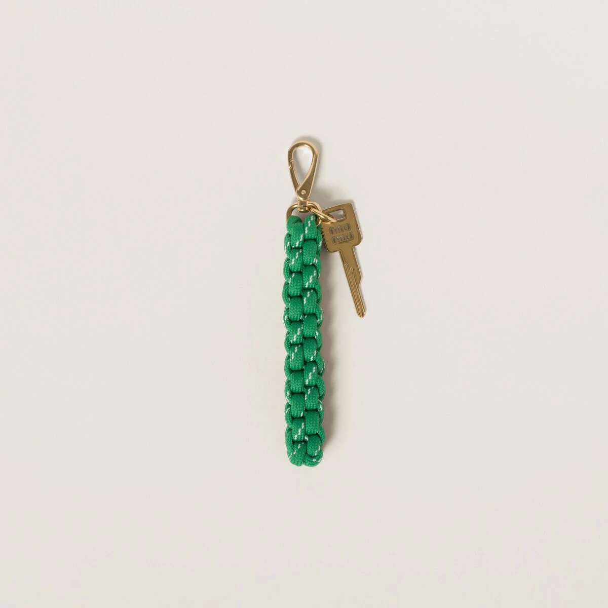 【预售】 缪缪 25春夏 女士 钥匙扣 Accessoire en cordon et nylon 5TT209_3L74_F077U  商品