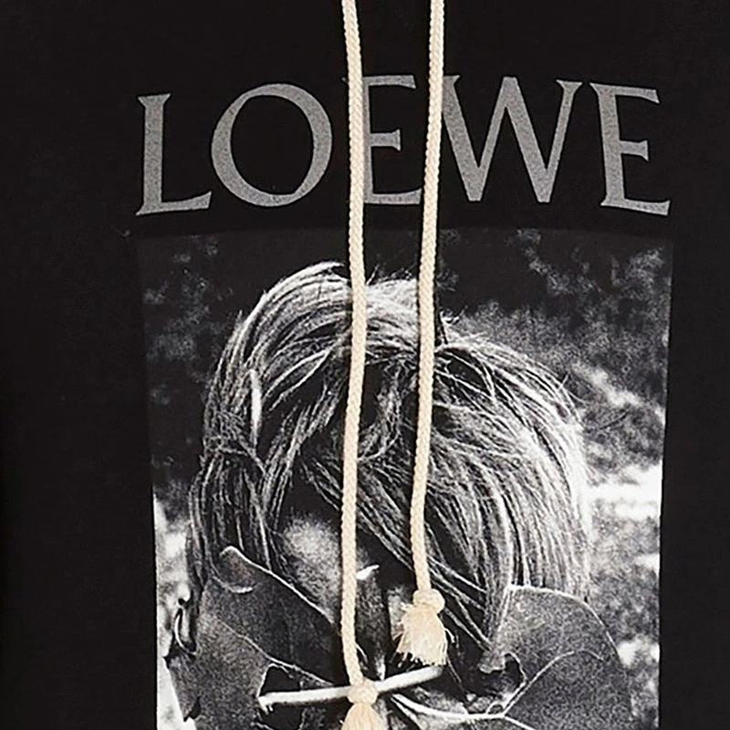 LOEWE 黑色男士卫衣/帽衫 H6109730PC-1100 商品