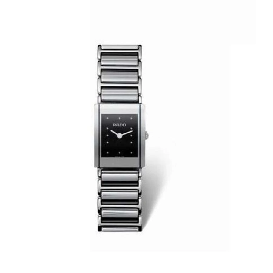 商品Rado|Integral Quartz Black Dial Ladies Watch R20488172,价格¥10053,第1张图片