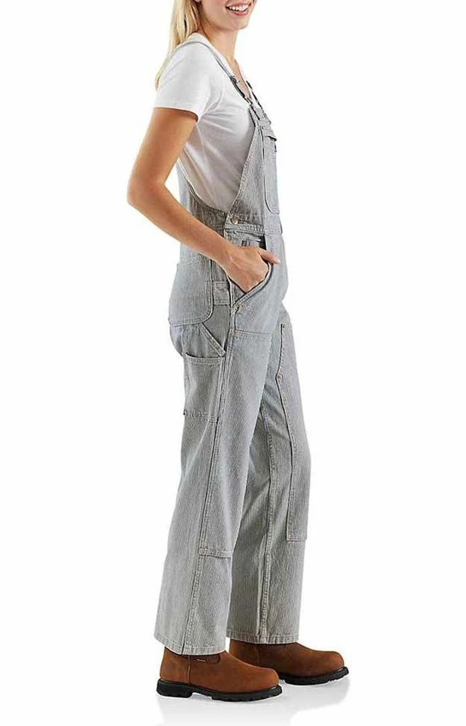商品Carhartt|(103042) Brewster Double Front Striped Bib Overalls - Railroad Stripe,价格¥412,第4张图片详细描述