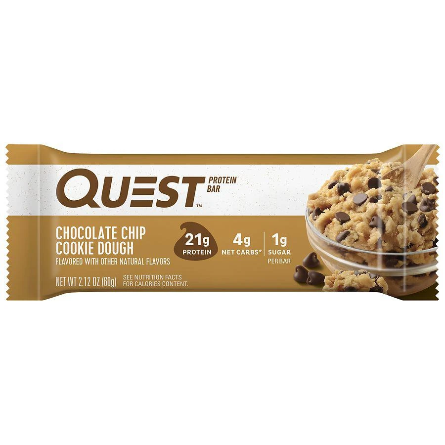 商品Quest Nutrition|Protein Bar Chocolate Chip Cookie Dough,价格¥29,第1张图片