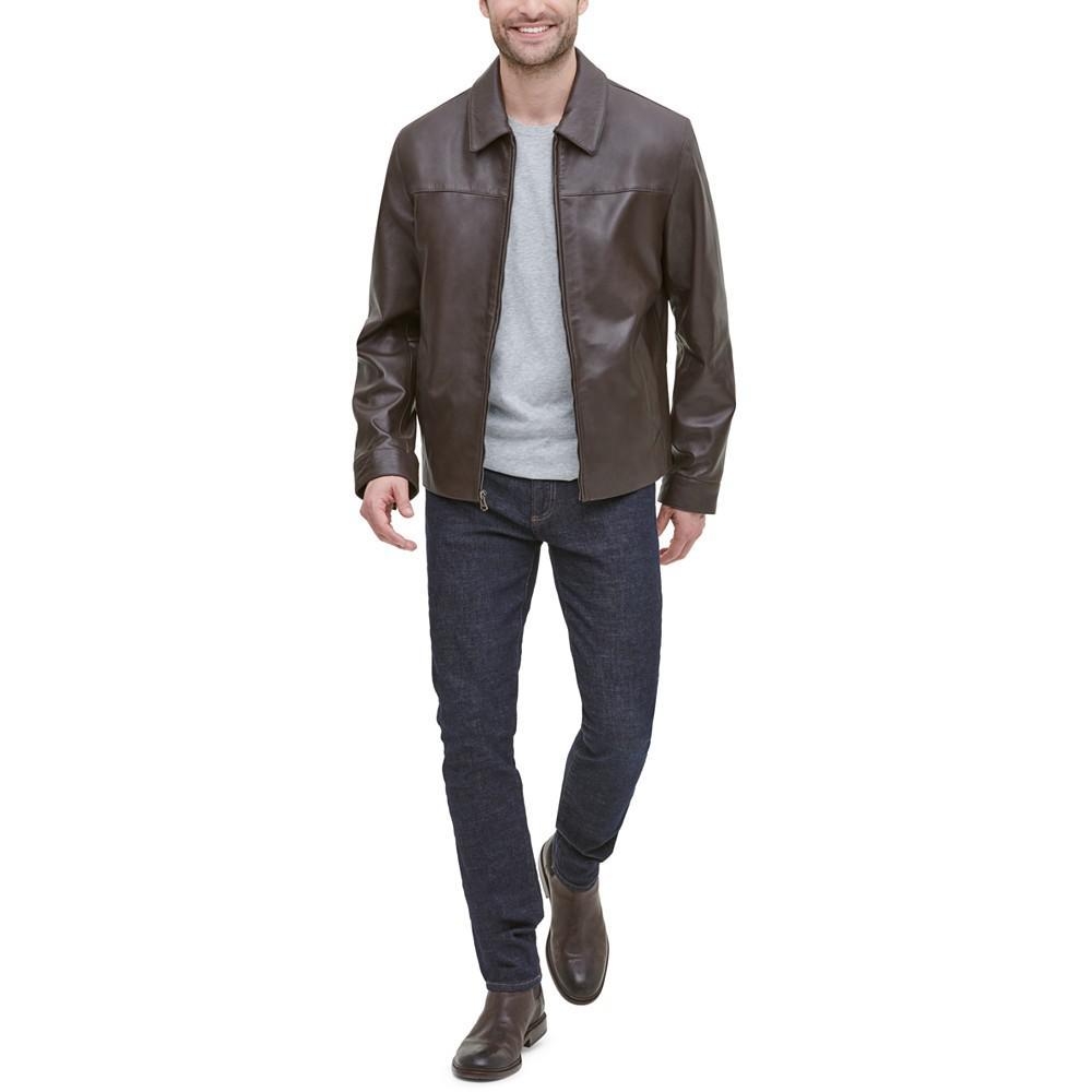 商品Cole Haan|Men's Leather Jacket, Created for Macy's,价格¥3056,第7张图片详细描述