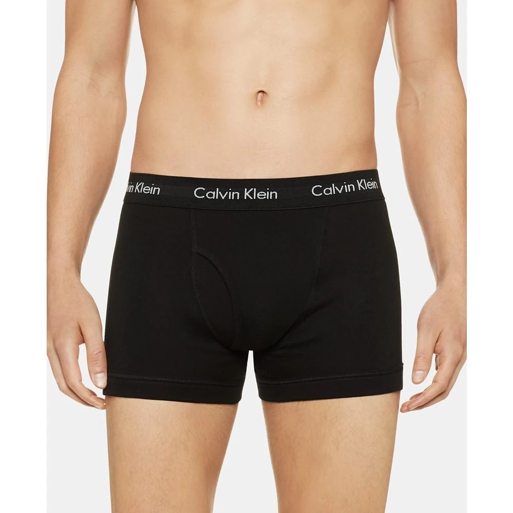 商品Calvin Klein|Men's 5-Pk.经典棉质平角裤,价格¥549,第2张图片详细描述