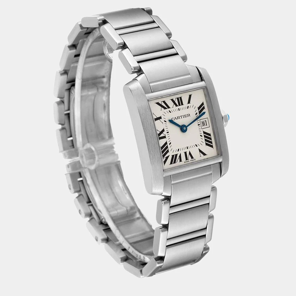 商品[二手商品] Cartier|Cartier Tank Francaise Midsize Silver Dial Steel Ladies Watch W51011Q3 25 x 30 mm,价格¥33718,��第5张图片详细描述