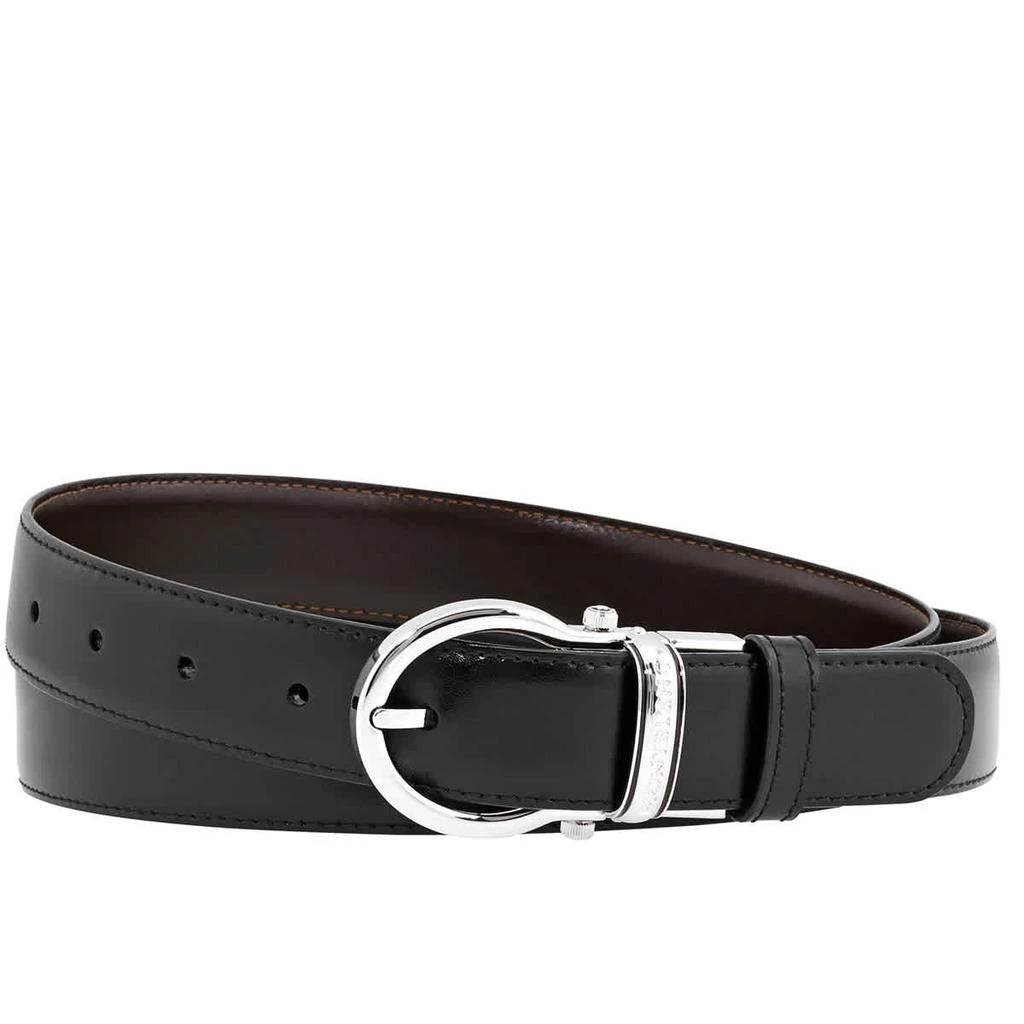 商品MontBlanc|Montblanc Casual Oval Reversible Leather Belt 105123,价格¥1345,第1张图片