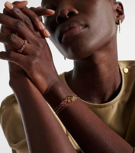 商品Suzanne Kalan|Rainbow 18kt gold ring with sapphires,价格¥30355,第3张图片详细描述