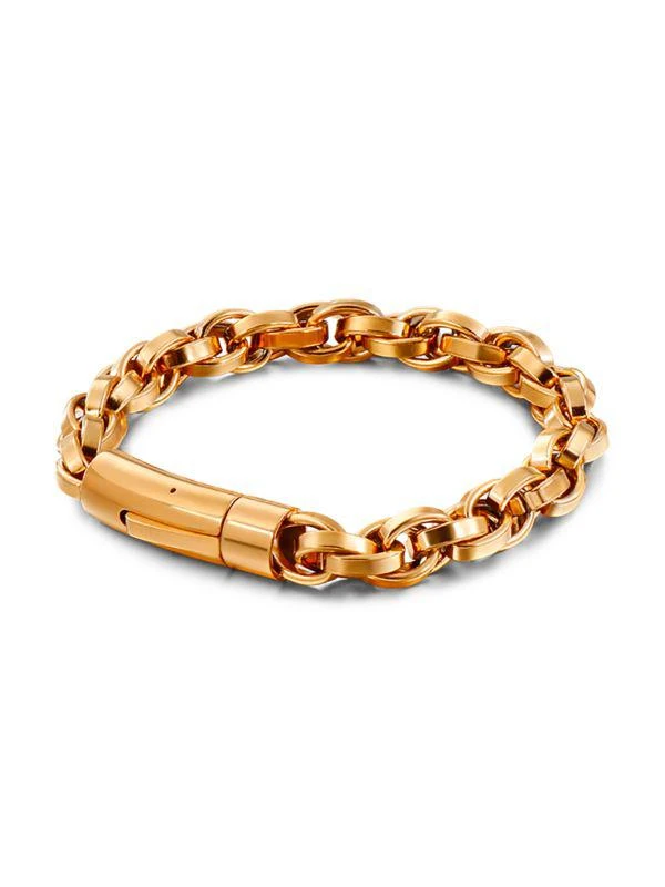 商品Eye Candy LA|Luxe Jacob 18K Gold-Plated Braided Bracelet,价格¥339,第1张图片