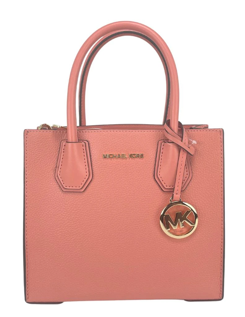 商品Michael Kors|Michael Kors Mercer Medium Sherbet Pebble Leather Messenger Crossbody Bag Purse,价格¥1970,第1张图片