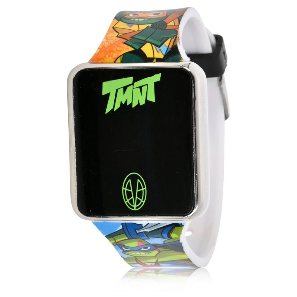 Teenage Mutant Ninja Turtles Kid's Touch Screen Black Silicone Strap LED Watch, 36mm x 33 mm商品第2张图片规格展示