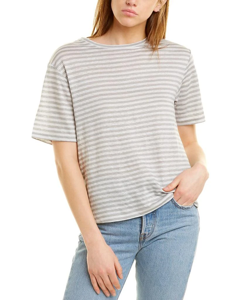 商品Vince|Vince Classic Linen Top,价格¥231,第1张图片