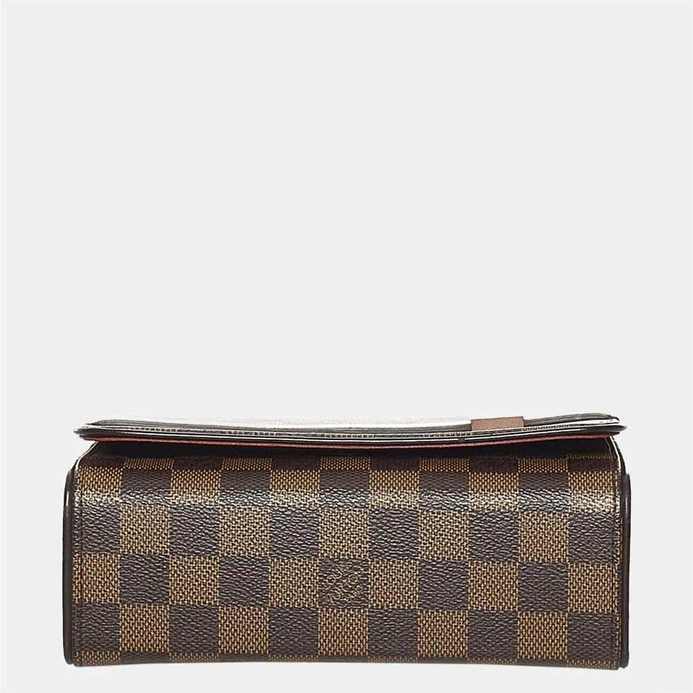 商品[二手商品] Louis Vuitton|Louis Vuitton Brown Damier Ebene Tribeca Mini,价格¥7098,第4张图片详细描述