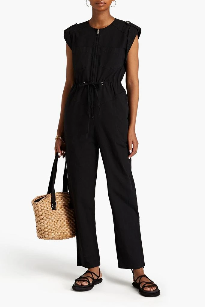 商品ba&sh|Alia cotton-blend canvas jumpsuit,价格¥872,第2张图片详细描述