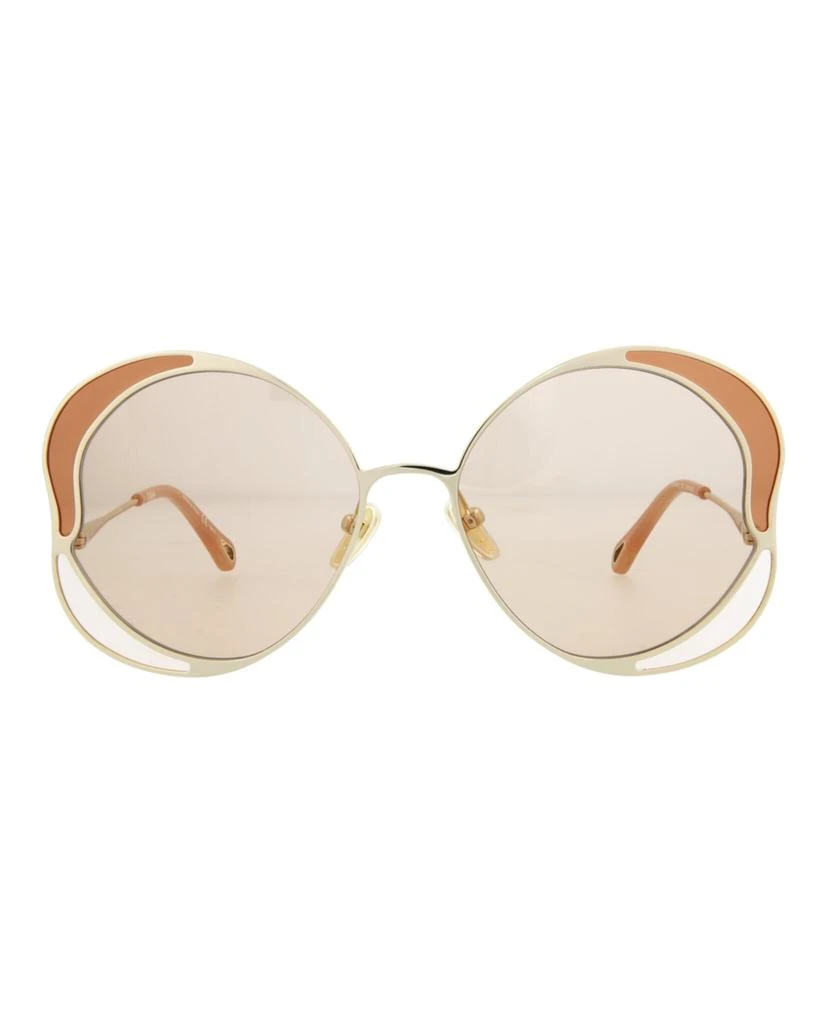 商品Chloé|Round-Frame Metal Sunglasses,价格¥1134,第1张图片