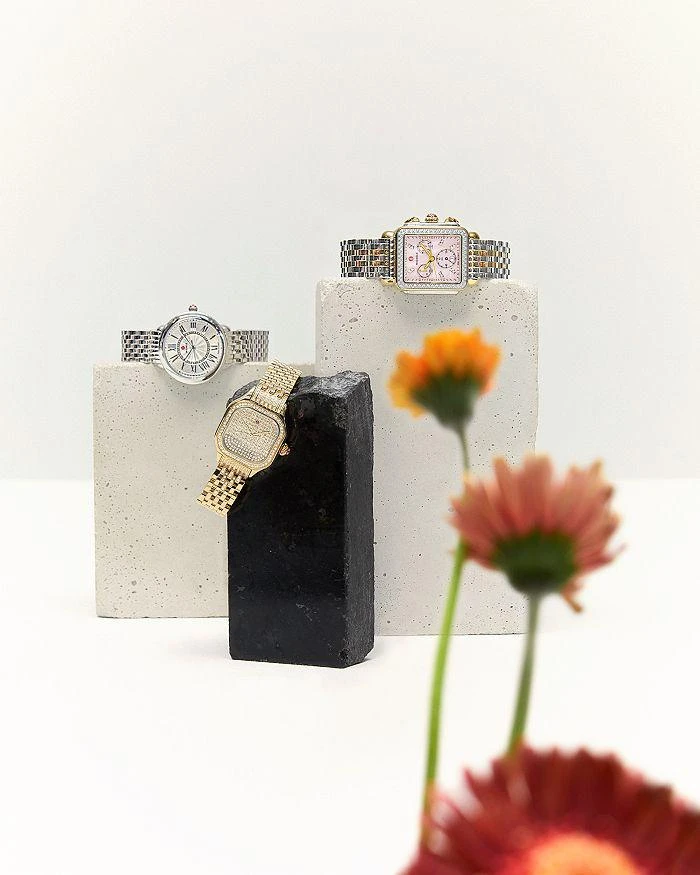 商品Michele|Serein Mid Stainless Diamond Dial Watch, 36mm,价格¥8219,第5张图片详细描述