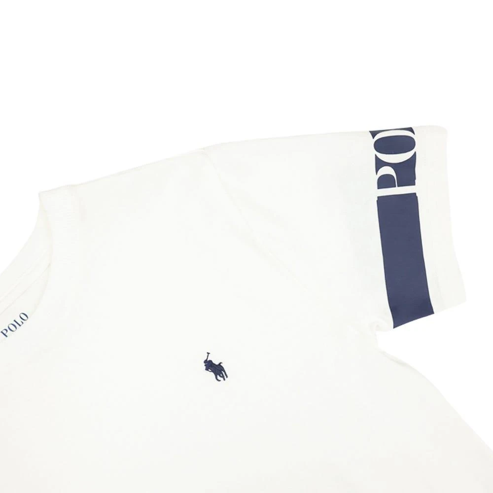 商品Ralph Lauren|White Logo Tape Short Sleeve T Shirt,价格¥186,第2张图片详细描述