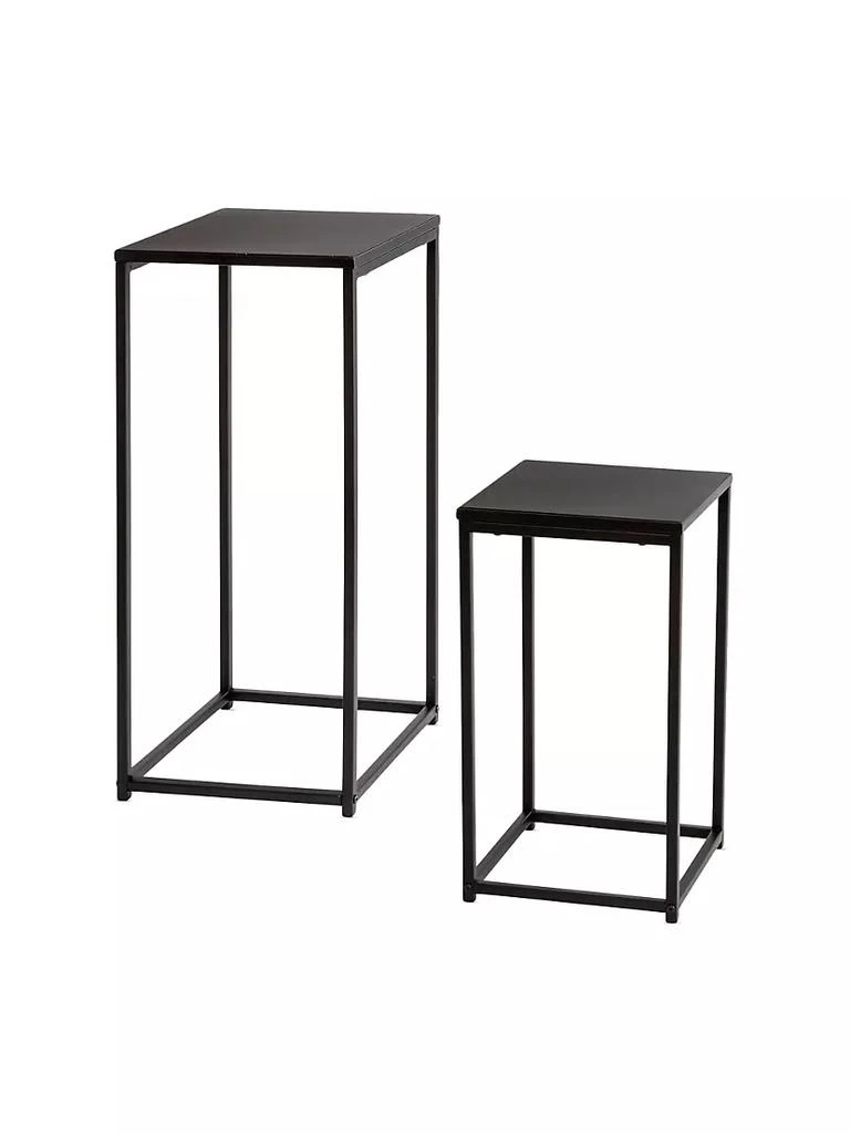 商品Honey Can Do|Square Side Tables 2-Piece Set,价格¥600,第2张图片详细描述