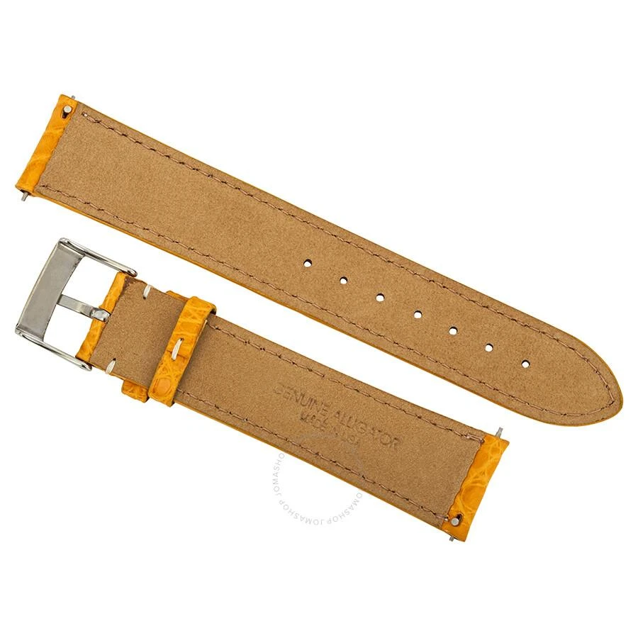 商品Hadley Roma|20 MM Yellow Alligator Leather Strap,价格¥371,第2张图片详细描述
